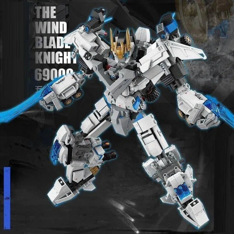 Building Blocks MOC Deformation Wind Blade Mech Robot Bricks Toys - 5
