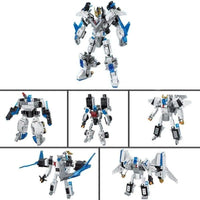 Thumbnail for Building Blocks MOC Deformation Wind Blade Mech Robot Bricks Toys - 2