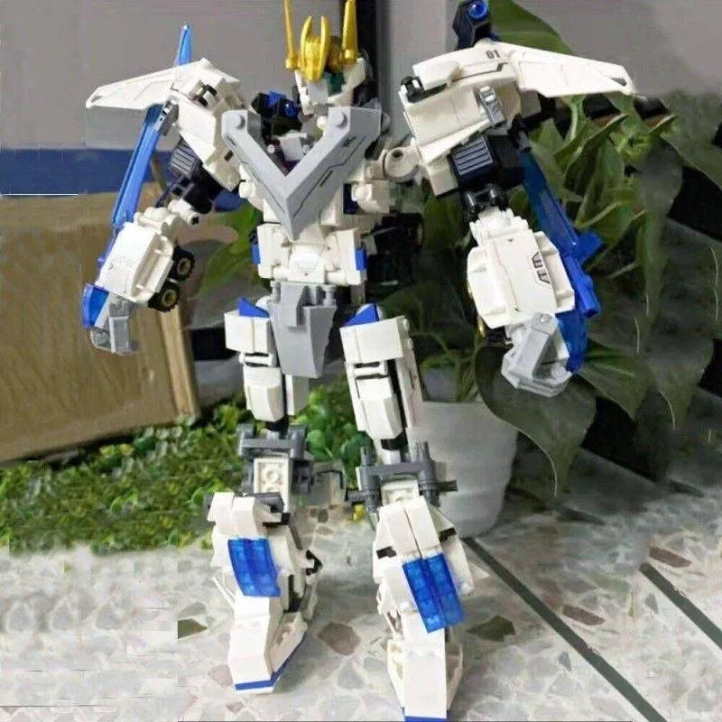 Building Blocks MOC Deformation Wind Blade Mech Robot Bricks Toys - 6
