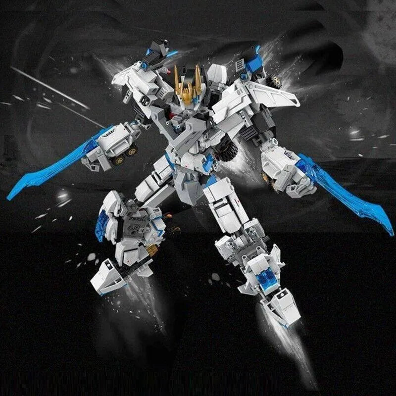 Building Blocks MOC Deformation Wind Blade Mech Robot Bricks Toys - 3