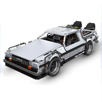 Thumbnail for Building Blocks MOC DeLorean DMC - 12 Return To The Future Car Bricks Toy - 1