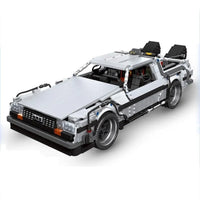 Thumbnail for Building Blocks MOC DeLorean DMC-12 Return To The Future Car Bricks Toy Construction Set Toys - 1