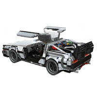 Thumbnail for Building Blocks MOC DeLorean DMC-12 Return To The Future Car Bricks Toy Construction Set Toys - 8