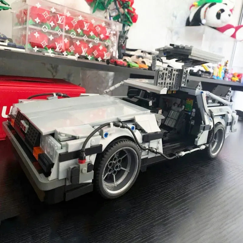 Building Blocks MOC DeLorean DMC - 12 Return To The Future Car Bricks Toy - 11