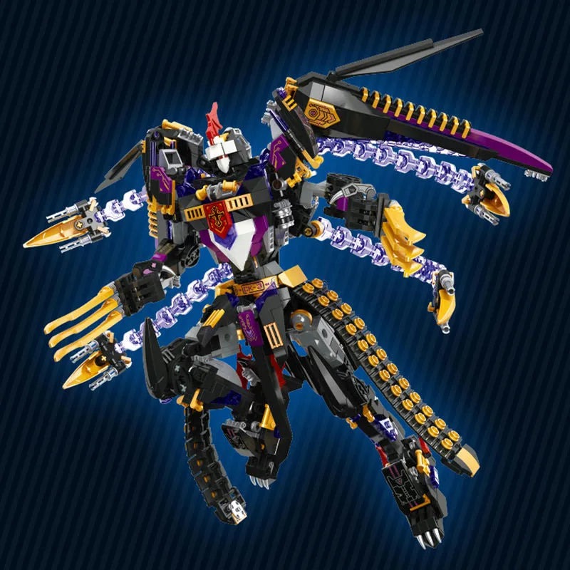 Building Blocks MOC Endless Dawn Calamity Knight Mecha Rider Bricks Toys Construction Set Toys - 5