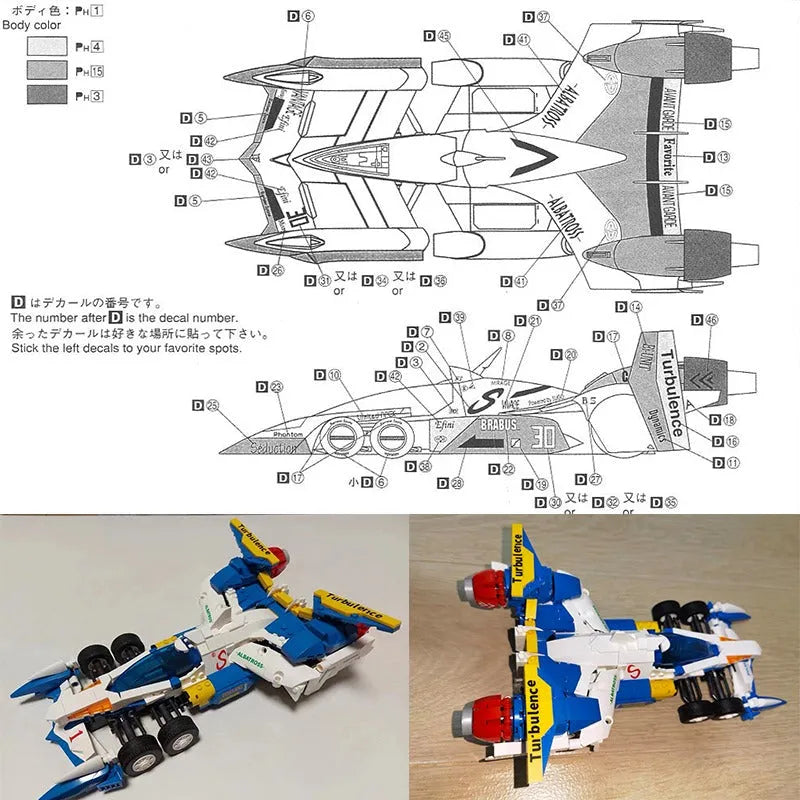 Building Blocks MOC Expert AKF-11 Concept F1 Racing Car Bricks Toy 92003 Construction Set Toys - 5