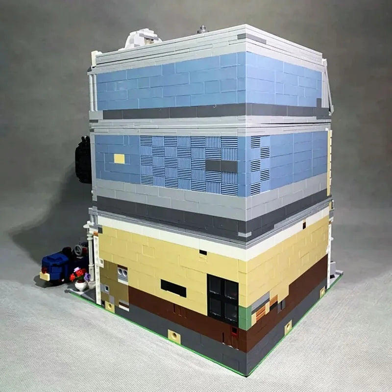 Building Blocks MOC Expert Creator City Corner Jazz Cafe Bricks Toy 89100 - 15