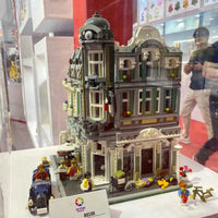 Thumbnail for Building Blocks MOC Expert Creator City Corner Jazz Cafe Bricks Toy 89100 Construction Set Toys - 7