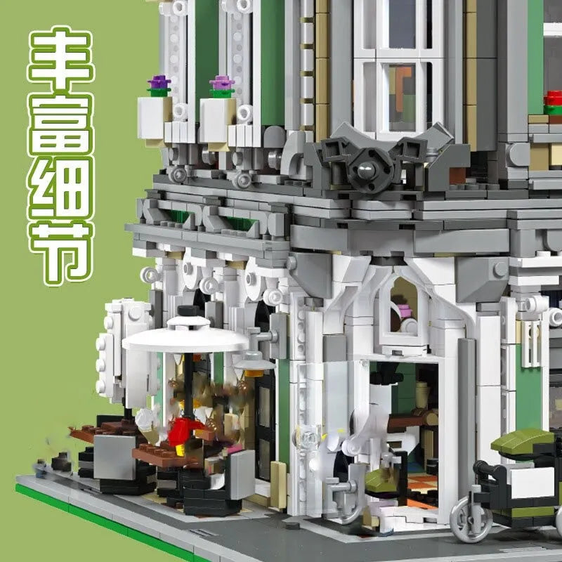 Building Blocks MOC Expert Creator City Corner Jazz Cafe Bricks Toy 89100 Construction Set Toys - 10
