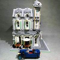 Thumbnail for Building Blocks MOC Expert Creator City Corner Jazz Cafe Bricks Toy 89100 Construction Set Toys - 12
