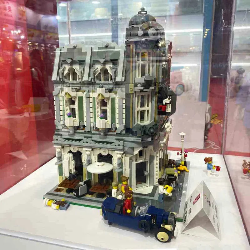 Building Blocks MOC Expert Creator City Corner Jazz Cafe Bricks Toy 89100 Construction Set Toys - 6