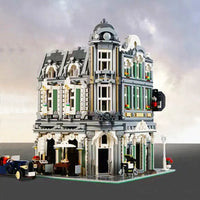 Thumbnail for Building Blocks MOC Expert Creator City Corner Jazz Cafe Bricks Toy 89100 Construction Set Toys - 8