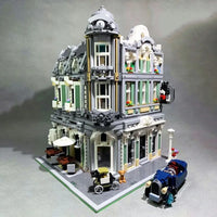 Thumbnail for Building Blocks MOC Expert Creator City Corner Jazz Cafe Bricks Toy 89100 Construction Set Toys - 11