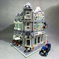 Thumbnail for Building Blocks MOC Expert Creator City Corner Jazz Cafe Bricks Toy 89100 - 11