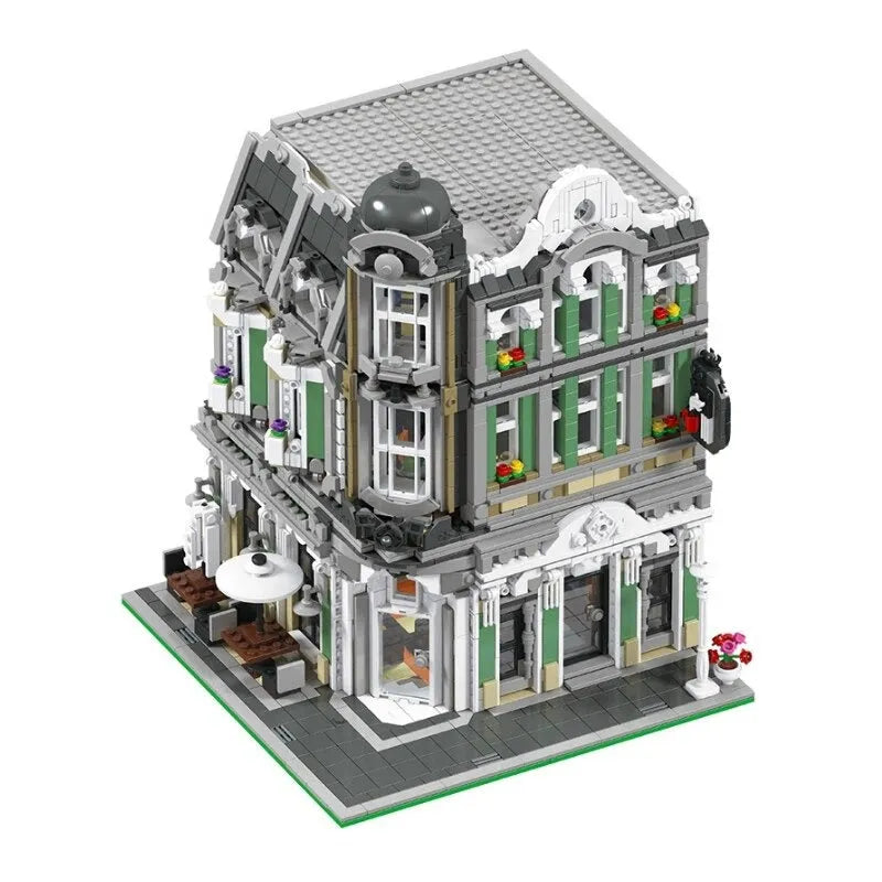 Building Blocks MOC Expert Creator City Corner Jazz Cafe Bricks Toy 89100 - 3