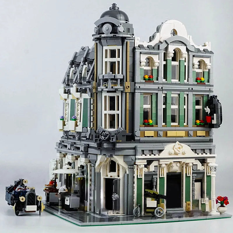 Building Blocks MOC Expert Creator City Corner Jazz Cafe Bricks Toy 89100 - 5
