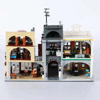 Thumbnail for Building Blocks MOC Expert Creator City Lisbon Tram Station Bricks Toy 89132 - 6