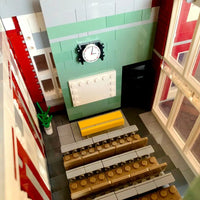 Thumbnail for Building Blocks MOC Expert Creator City University Bricks Toy 89123 - 7