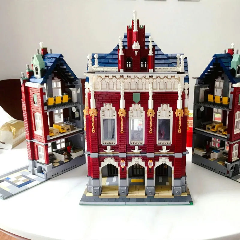 Building Blocks MOC Expert Creator City University Bricks Toy 89123 - 9