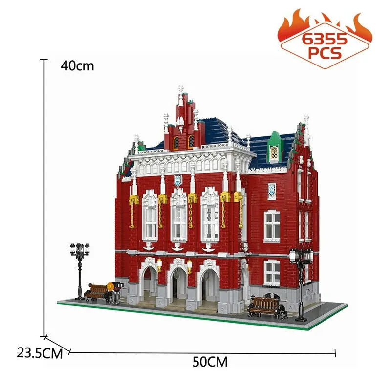 Building Blocks MOC Expert Creator City University Bricks Toy 89123 - 12