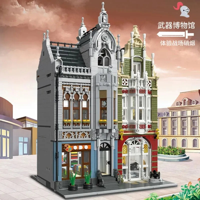 Building Blocks MOC Expert Creator City Weapon Museum Shop Bricks Toys - 3