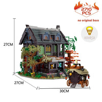 Thumbnail for Building Blocks MOC Expert Creator Medieval Town Hotel Inn Bricks Toy EU Construction Set Toys - 11