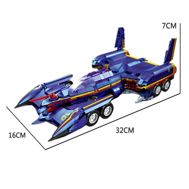 Building Blocks MOC Expert Formula NP1 Racing Car Bricks Toys 92030 Construction Set Toys - 11