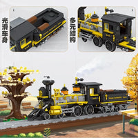 Thumbnail for Building Blocks MOC Genoa Locomotive City Train Bricks Toys 59010 - 3