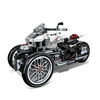 Thumbnail for Building Blocks MOC Honda Neo Wing Bike RC Motorcycle Bricks Toy 91024 - 1