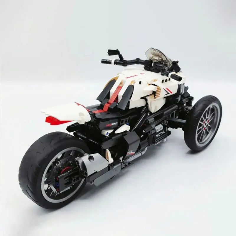 MOC Honda Neo Wing Bike RC Motorcycle Bricks Toy 91024