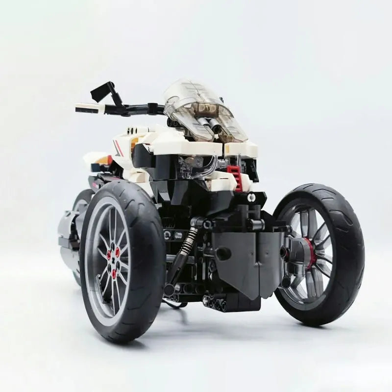 Building Blocks MOC Honda Neo Wing Bike RC Motorcycle Bricks Toy 91024 Construction Set Toys - 10