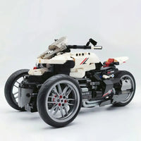 Thumbnail for Building Blocks MOC Honda Neo Wing Bike RC Motorcycle Bricks Toy 91024 - 4