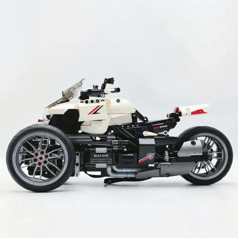 Building Blocks MOC Honda Neo Wing Bike RC Motorcycle Bricks Toy 91024 - 5