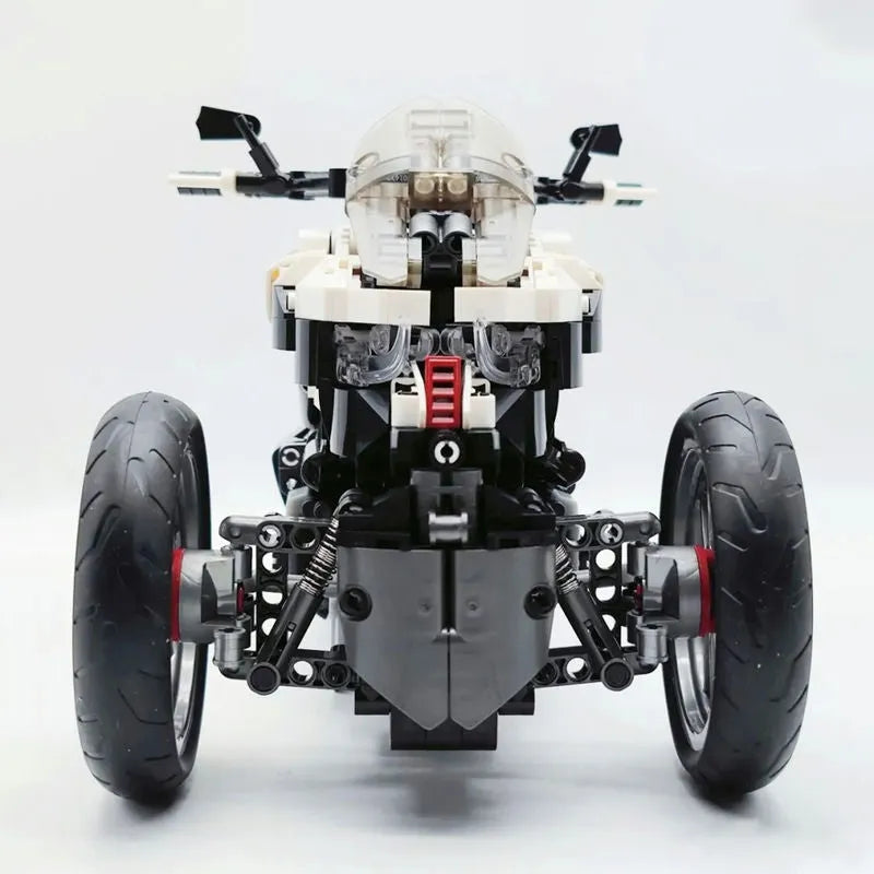 Building Blocks MOC Honda Neo Wing Bike RC Motorcycle Bricks Toy 91024 - 11