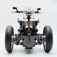 Thumbnail for Building Blocks MOC Honda Neo Wing Bike RC Motorcycle Bricks Toy 91024 - 11