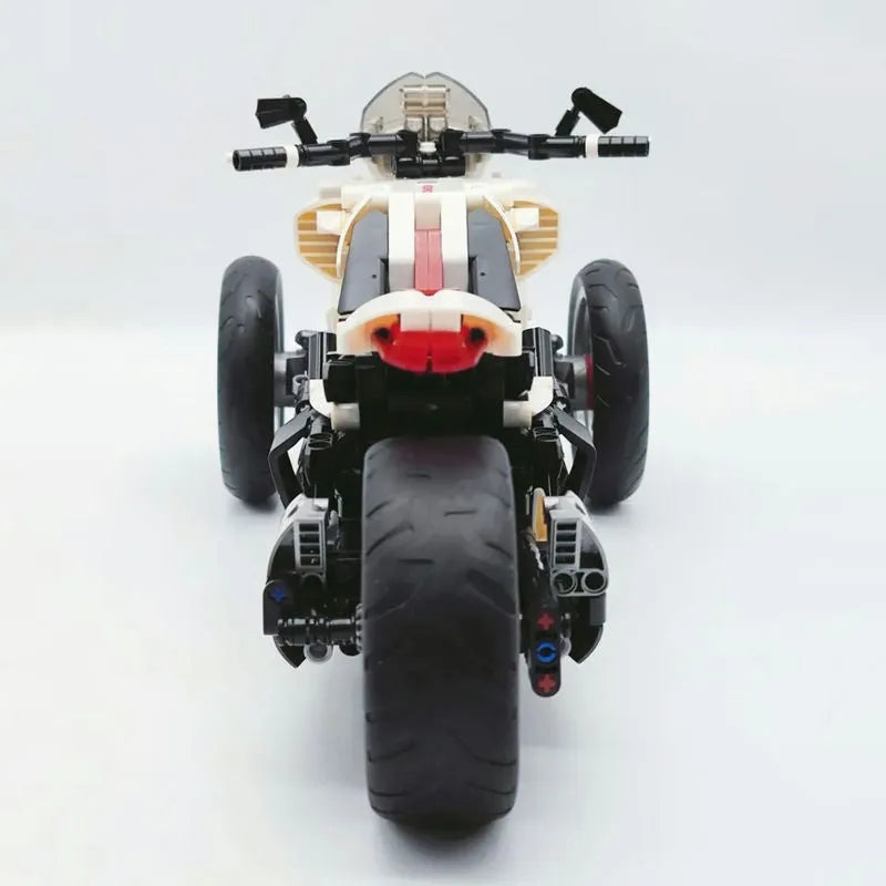 Building Blocks MOC Honda Neo Wing Bike RC Motorcycle Bricks Toy 91024 Construction Set Toys - 7