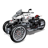 Thumbnail for Building Blocks MOC Honda Neo Wing Bike RC Motorcycle Bricks Toy 91024 Construction Set Toys - 14