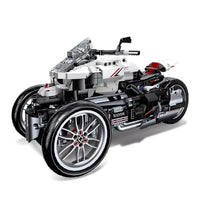 Thumbnail for Building Blocks MOC Honda Neo Wing Bike RC Motorcycle Bricks Toy 91024 - 14