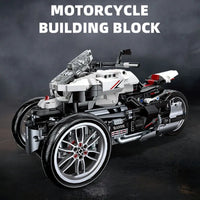 Thumbnail for Building Blocks MOC Honda Neo Wing Bike RC Motorcycle Bricks Toy 91024 - 2