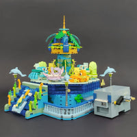 Thumbnail for Building Blocks MOC Idea Experts Underwater Ocean Spin Bricks Kids Toys - 7