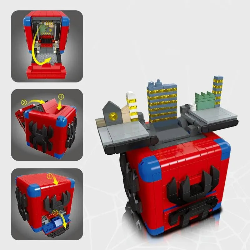 Building Blocks MOC Ideas Expert Spider Mecha Box Bricks Kids Toys - 3
