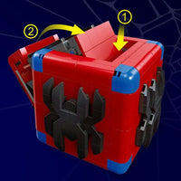 Thumbnail for Building Blocks MOC Ideas Expert Spider Mecha Box Bricks Kids Toys - 5