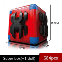 Thumbnail for Building Blocks MOC Ideas Expert Spider Mecha Box Bricks Kids Toys Construction Set Toys - 2