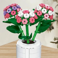 Thumbnail for Building Blocks MOC Ideas Potted Hydrangea Plant Bricks Kids Toys Construction Set Toys - 5