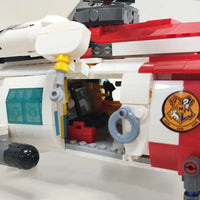 Thumbnail for Building Blocks MOC Military MH-60T Armed Rescue Helicopter Bricks Toys - 16