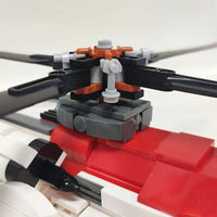 Thumbnail for Building Blocks MOC Military MH-60T Armed Rescue Helicopter Bricks Toys - 11
