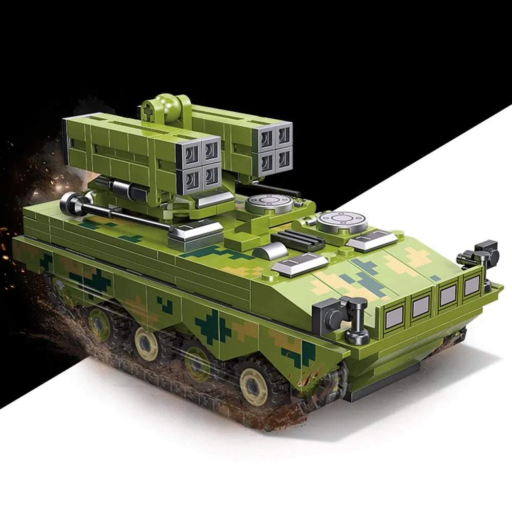Building Blocks MOC Military Red Arrow 10 Anti Tank Missile Bricks Toy - 2
