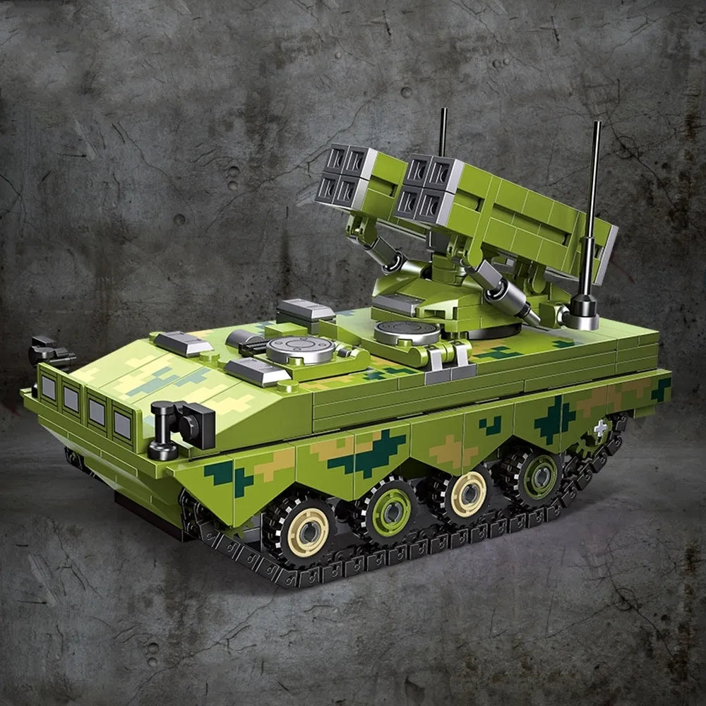 Building Blocks MOC Military Red Arrow 10 Anti Tank Missile Bricks Toy - 5