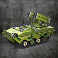 Thumbnail for Building Blocks MOC Military Red Arrow 10 Anti Tank Missile Bricks Toy Construction Set Toys - 5