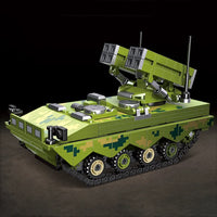 Thumbnail for Building Blocks MOC Military Red Arrow 10 Anti Tank Missile Bricks Toy Construction Set Toys - 6